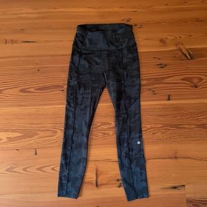 Lululemon black camo leggings